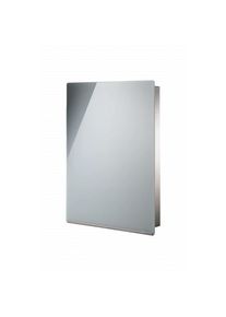 Blomus - Schlüsselkasten Glas-Magnettafel -VELIO- Farbe Grau - size 30 x 40 cm