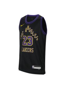 Maillot Nike Dri-FIT NBA Swingman Lebron James Los Angeles Lakers 2023/24 City Edition pour ado - Noir