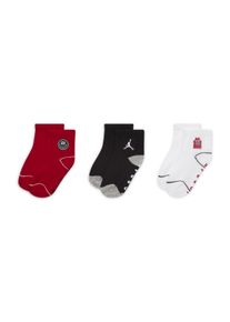 Chaussettes anti-dérapantes Jordan Icon Patches pour bébé (0 - 9 mois) (3 paires) - Rouge
