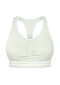 Smilodox Sport-BH Damen pastellgrün / weiß Größe L