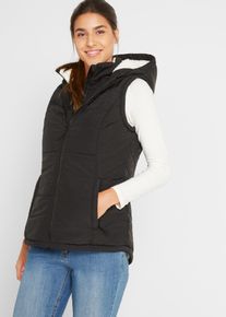 Gilet trapuntato con fodera teddy - Nero - Taglia 44 - bonprix