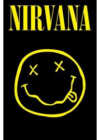 Nirvana Smiley Poster multicolor