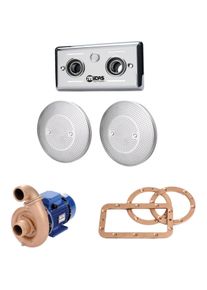 Midas Evolution Gegenstromanlage, Komplettbausatz f&uuml;r Massivbecken, inkl. Rotgusspumpe, 2,6kW, 63m&sup3;/h, 400V