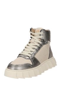 Apple of Eden Dames Sneakers hoog 'Love' curry / stone grey / zilver 36