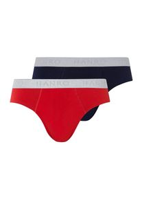 Hanro Slips 'Essentials' Herren navy / knallrot Größe S
