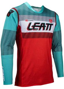 Leatt 5.5 UltraWeld S24 Fuel, jersey , color: Red/Turquoise/White , size: XXL