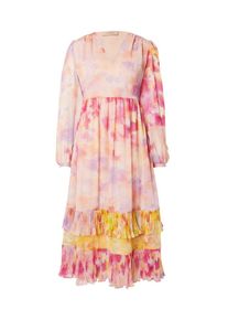 TWINSET Dames Jurk goudgeel / lavendel / abrikoos / lichtrood 34