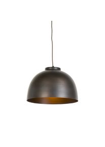 Qazqa Industriële hanglamp bruin 40 cm - Hoodi