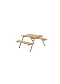 Plus Alpha Picknicktisch Thermowood 118 x 161 x 73 cm