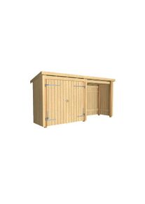 Plus Gartengebäude Nordic Multihaus offen mit Doppeltor 432 x 109 cm