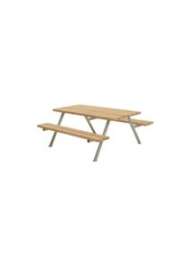 Plus Alpha Picknicktisch Thermowood 177 x 161 x 73 cm