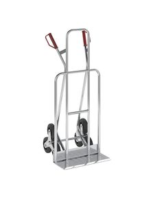 eurokraft pro Aluminium trappensteekwagen, b x d van de steekplaat = 550 x 220 mm, laadvermogen 150 kg