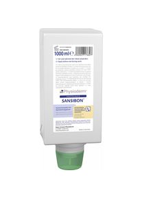 Handreiniger/huidbeschermende zalf SANSIBON , VE = 6 flacons à 1 l, wit-crème