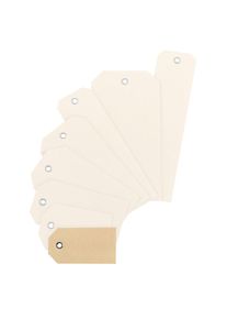 Etiket om aan dozen te hangen, doos met metalen oog, VE = 1000 stuks, lxb = 60 x 30 mm
