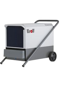 Kroll Deshumidificador de aire, potencia de deshumidificación 40l/24h, L x A x H 830 x 495 x 610 mm