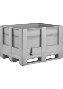 Hygiënepalletbox HB3, inhoud = 580 l, grijs, vanaf 10 stuks