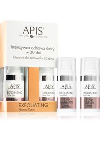 Apis Natural Cosmetics Exfoliation Home Care set per la ristrutturazione e tensione intensa della pelle 2x15 ml