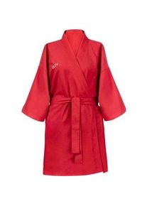 GLOV Accessoires Bademantel Kimono-Style Saugfähiger Bademantel Rot