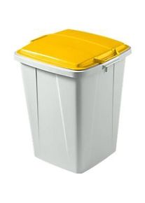Durable Wertstoff-Sammelbehälter, 90 l, mit Deckel, gelb