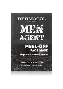 Dermacol Men Agent maschera peel-off al carbone attivo contro i punti neri per uomo 15 ml