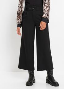 bonprix Női Culotte nadrág, fekete, 44