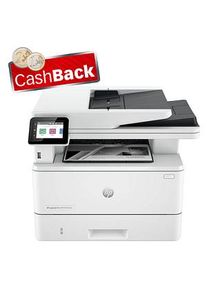 AKTION: HP Laserjet Pro MFP 4102fdn 4 in 1 Laser-Multifunktionsdrucker weiß, HP Instant Ink-fähig mit CashBack