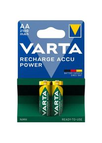 Batterie R2Use aa R6 (Mignon) paquet de 2-Pack 2100mAh Power Play Mobile Charger (56706 101 402) - Varta