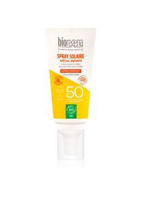 Bioregena Spray Solaire Beschermende Verzorging tegen Zonnestraling voor Kinderen SPF 50 90 ml