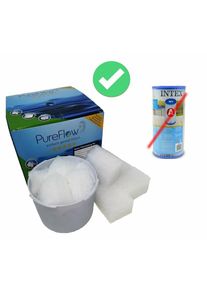 PureFlow 35CubIN Besoins-de-piscine 35 CUBE, Ersatz f&uuml;r Intex Kartuschen