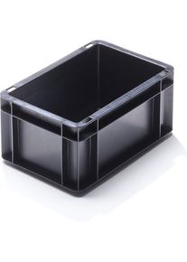 ESD-stapelbak van polypropyleen, uitwendige l x b x h = 300 x 200 x 145 mm, inhoud 5,5 l, VE = 8 stuks