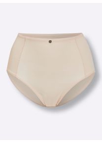 w&auml;schepur Damen H&uuml;ftslip mit leicht gl&auml;nzender Naht in 2x elfenbein ,Gr&ouml;&szlig;e 48, Witt, 82% Polyamid, 18% Elasthan