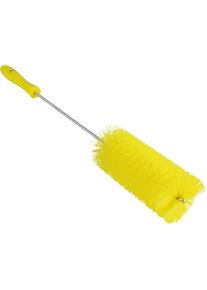 vikan Cepillo para tubos con palo, dureza media, Ø 60 mm, UE 15 unid., amarillo
