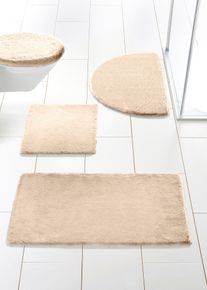 bonprix Covoraş baie ultra moale bej set/3 piese: covoraş baie 50/90 cm, covoraş WC clasic: 45/50 cm, husă WC: 50/47 cm