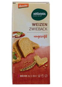 Naturata Weizen-Zwieback, unges&uuml;&szlig;t, demeter Bio 150g