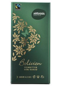 Naturata Bio Bolivien Edelbitter Schokolade 95% 80g