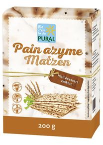 Pural Bio Matzen Einkorn 200g, Matzen mit Einkorn-Vollkornmehl