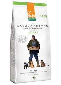 defu - Tierfutter Trockenfutter Katze Gefl&uuml;ge 3kg