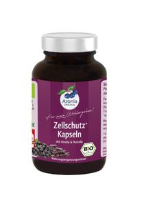Aronia Original Bio Zellschutz-Kapseln Aronia & Acerola 120 Stk - Aus Aroniapulver, mit Vitamin C aus der Acerolakirsche