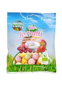 &Ouml;kovital Jo-Frutti 80g, Bio Schaumzuckerware mit Fruchtsaftgehalt durch Fruchtsaftkonzentrat, glutenfrei