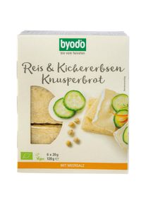 Byodo Bio Knusperbrot Reis & Kichererbsen 120g