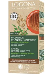 Logona Pflegende Pflanzen-Haarfarbe Pulver 04 Hennarot