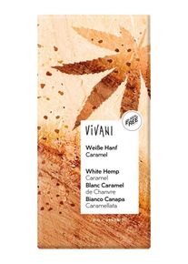 Vivani Wei&szlig;e Vanille Hanf Caramel Crunch S 80 g