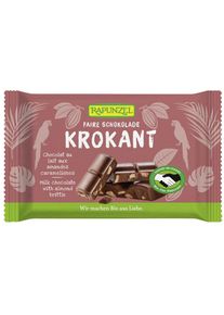Rapunzel Vollmilch Schokolade mit Mandelkrokant HIH 0,11kg