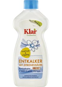 Klar EcoSensitive Entkalker mit Zitronensäure 500ml, ohne Duft