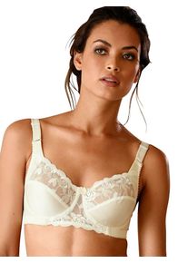 Miss Mary Of Sweden soutien-gorge à armatures Miss Mary richement brodé sur le haut des bonnets et à l'entre-bonnets, Beige, taille 95 C
