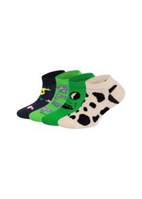 Happy Socks, Piger, Sokker 'Low Animals', Blandingsfarvet, Størrelse 24/26