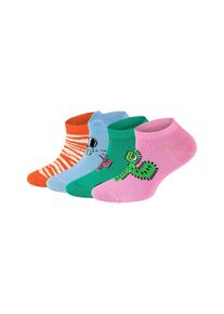 Happy Socks, Piger, Sokker 'Low Cat-Cactus', Blandingsfarvet, Størrelse 24/26