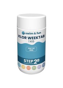 Swim & Fun Swim & Fun Klor WeekTab 20 g 1 kg