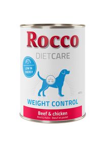 6x400g Rocco Diet Care Weight Control - Pâtée pour chien