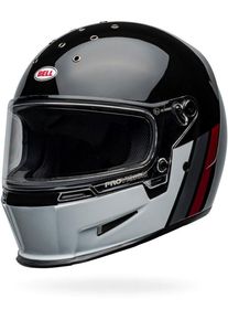 Bell Eliminator GT, integraalhelm , kleur: Zwart/Wit/Grijs/Rood , maat: S